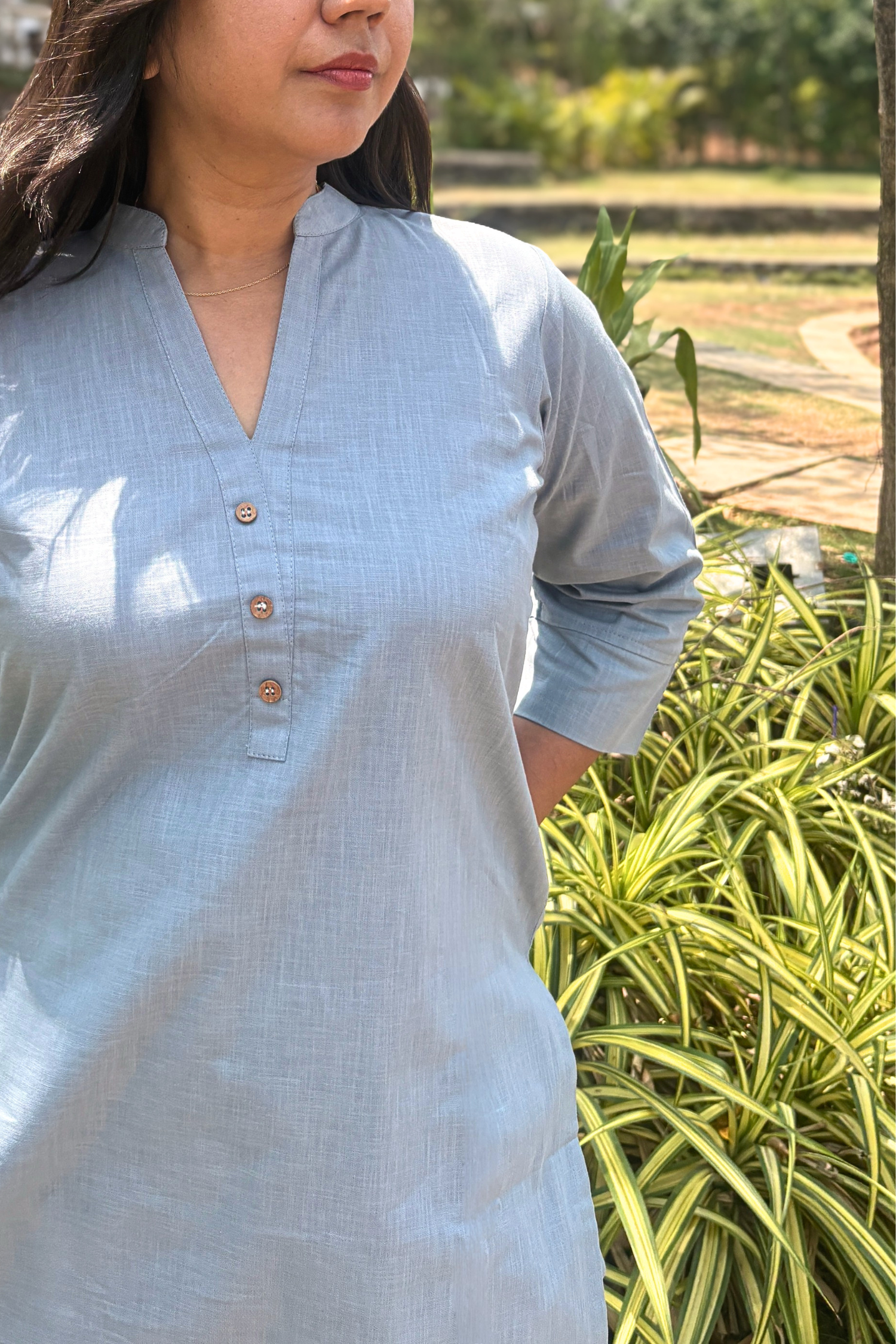 Desi Summer: Co-ord Set in Blue
