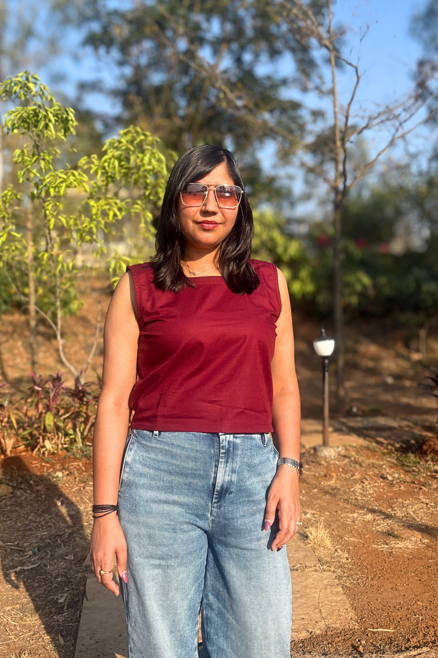 Sundance: Solid Top in Red
