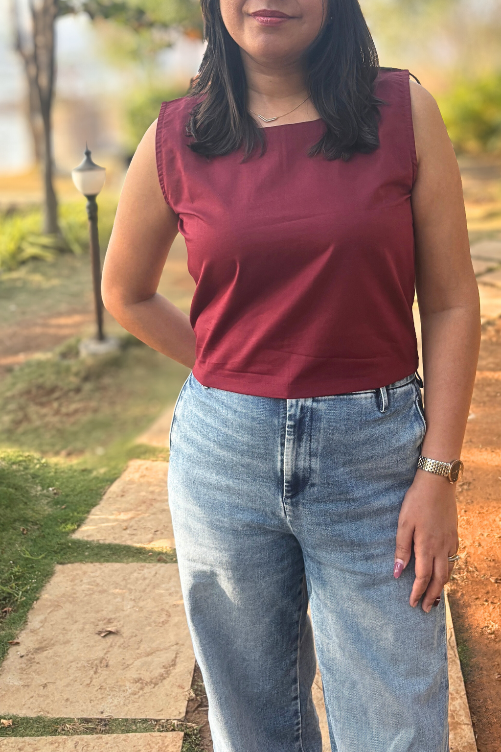 Sundance: Solid Top in Red