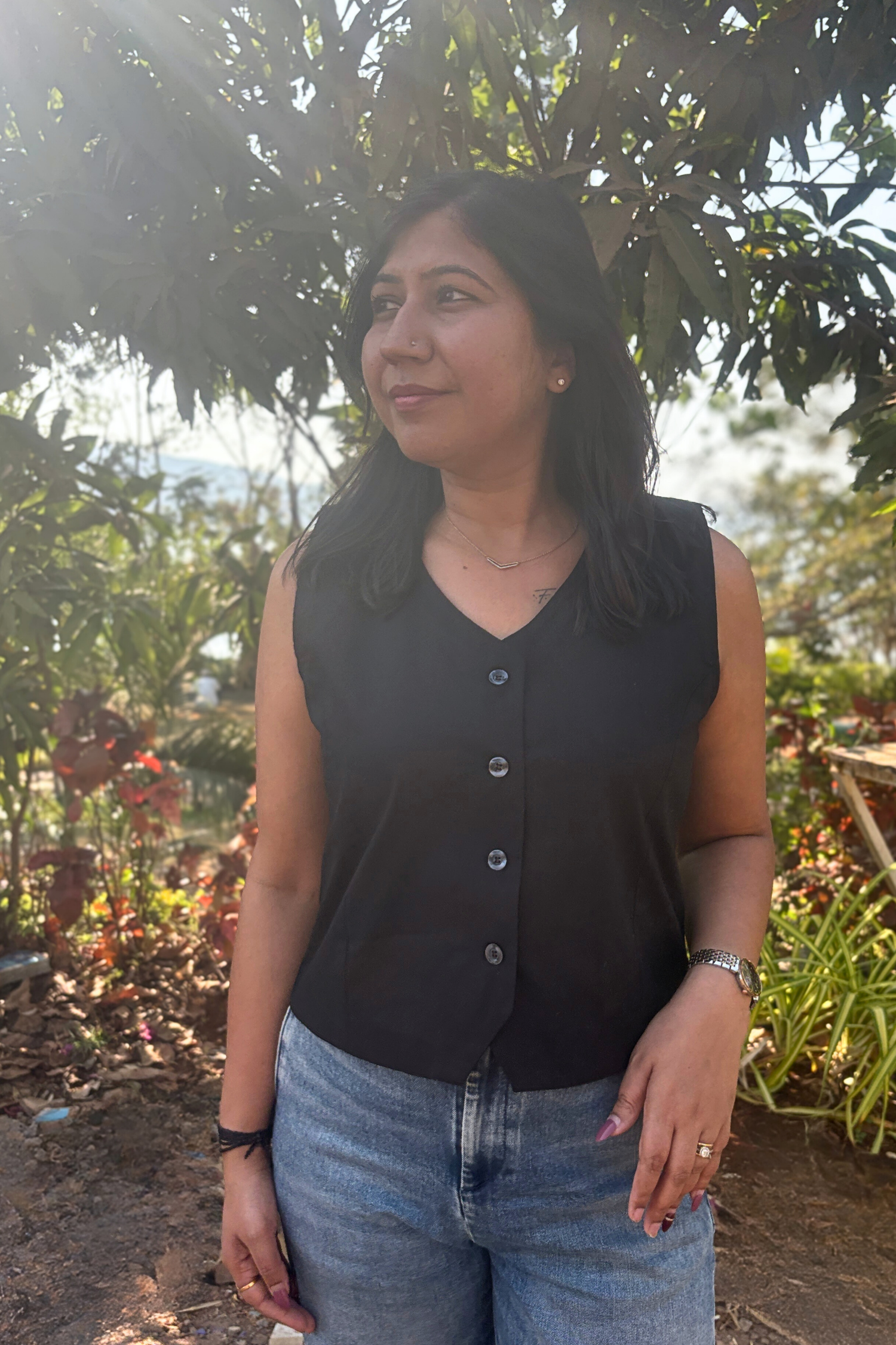 Little Drama: Waistcoat in Black