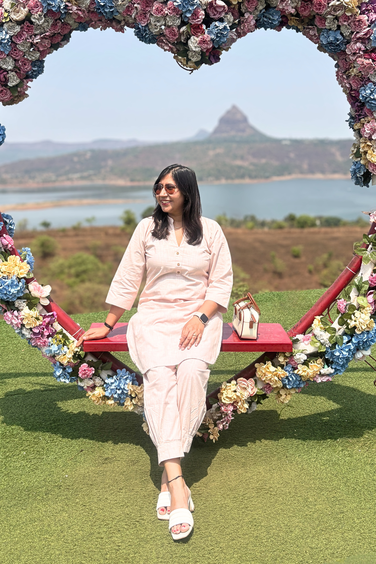 Desi Summer: Co-ord Set in Light Pink