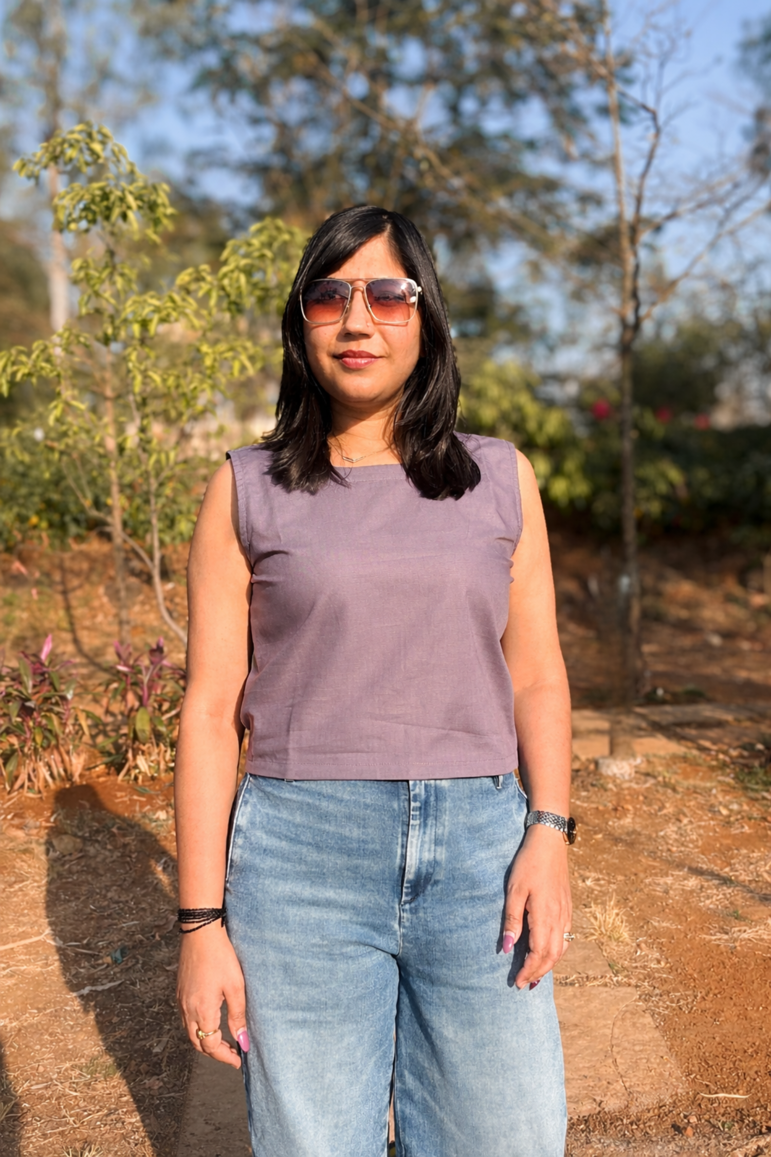 Sundance: Solid Top in Lavender