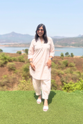 Desi Summer: Co-ord Set in Light Pink