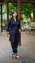 Desi Summer: Co-ord Set in Black