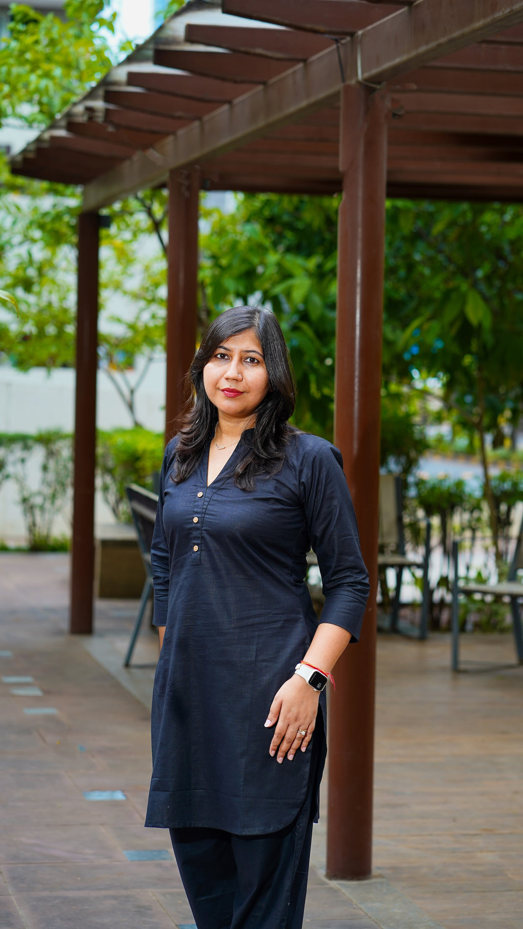 Desi Summer: Kurta in Black