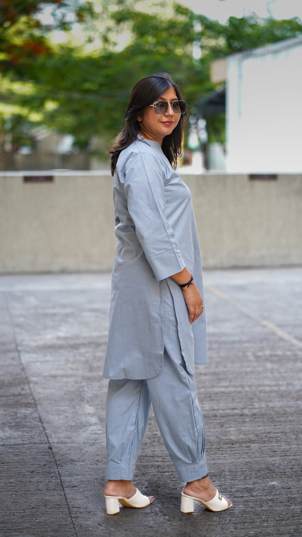 Desi Summer: Co-ord Set in Blue