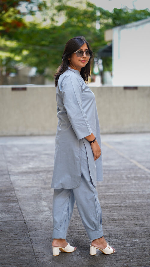 Desi Summer: Co-ord Set in Blue