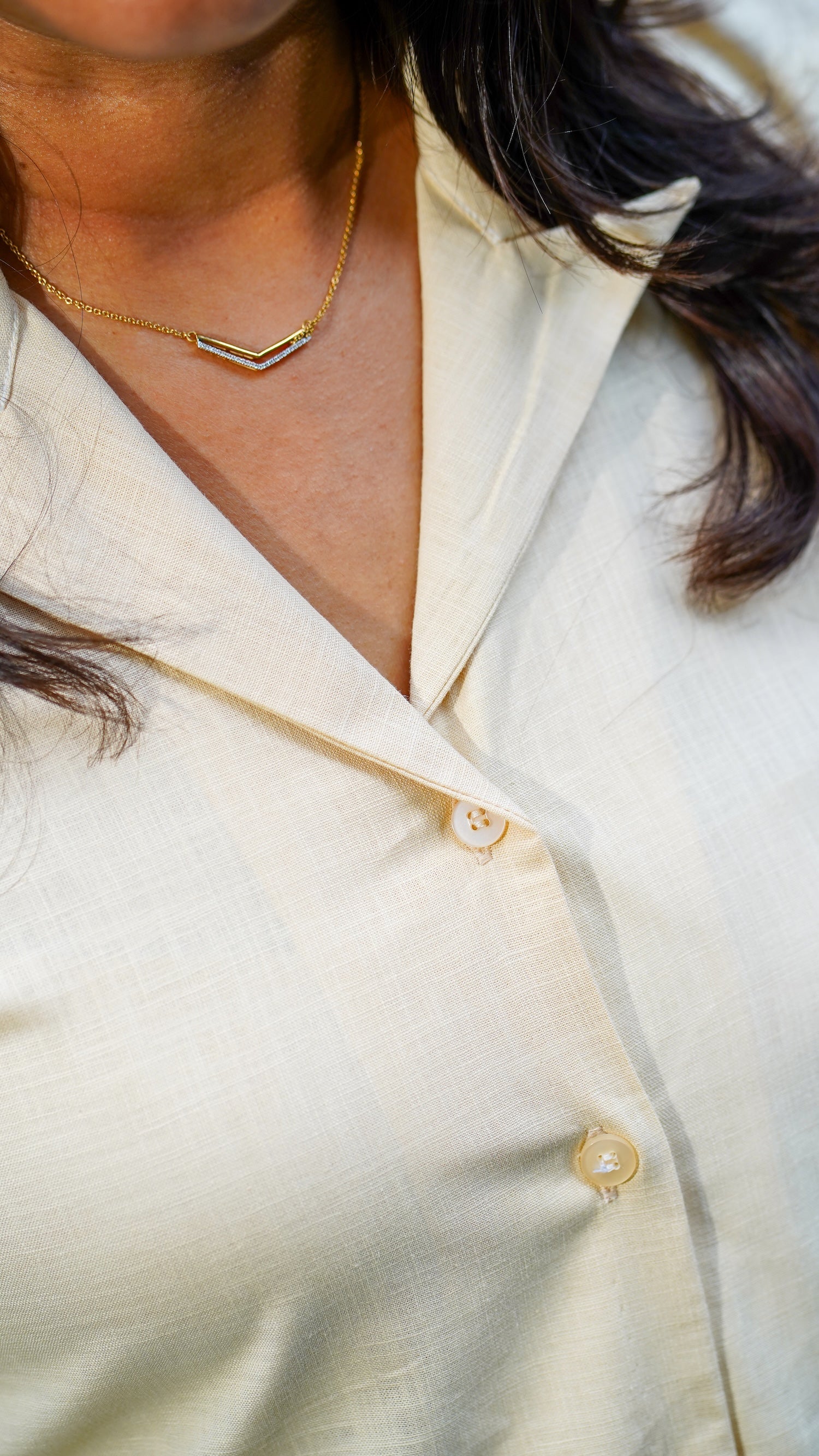 Sunday Brunch: Notch Collar Dress in Yellow