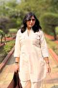 Cherry Blossom: Kurta in Baby Pink