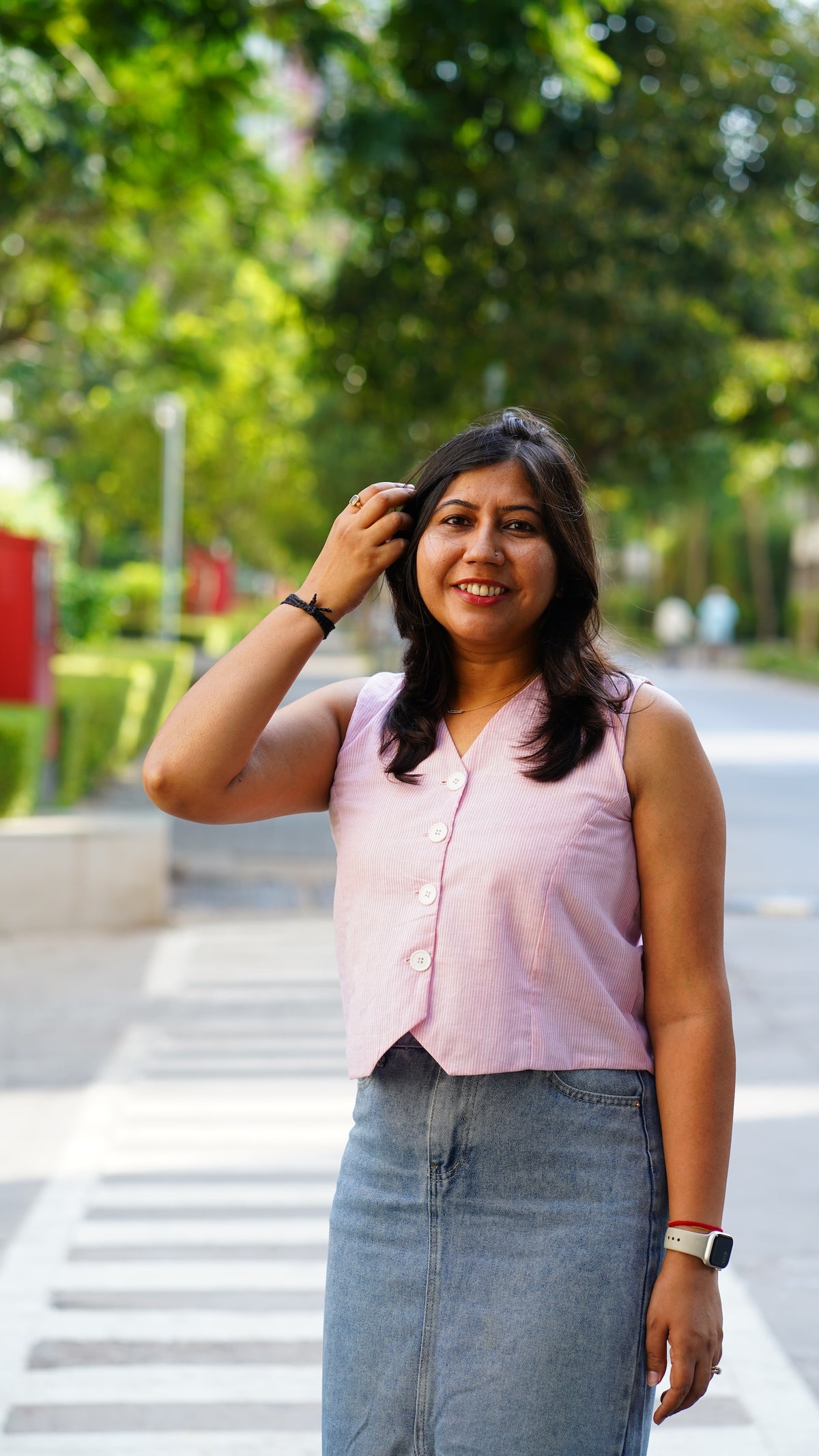 Little Drama: Waistcoat in Pink