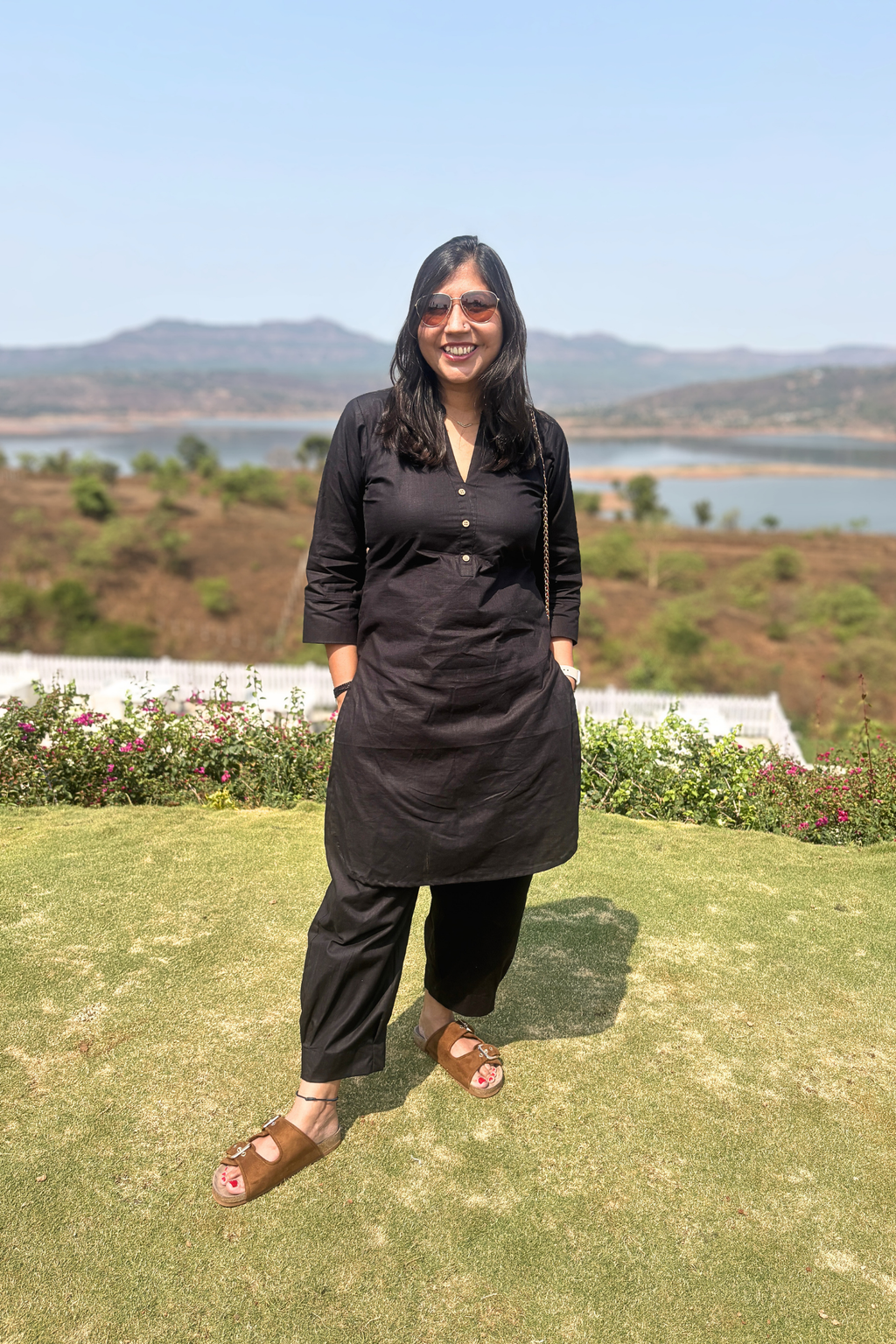 Desi Summer: Kurta in Black
