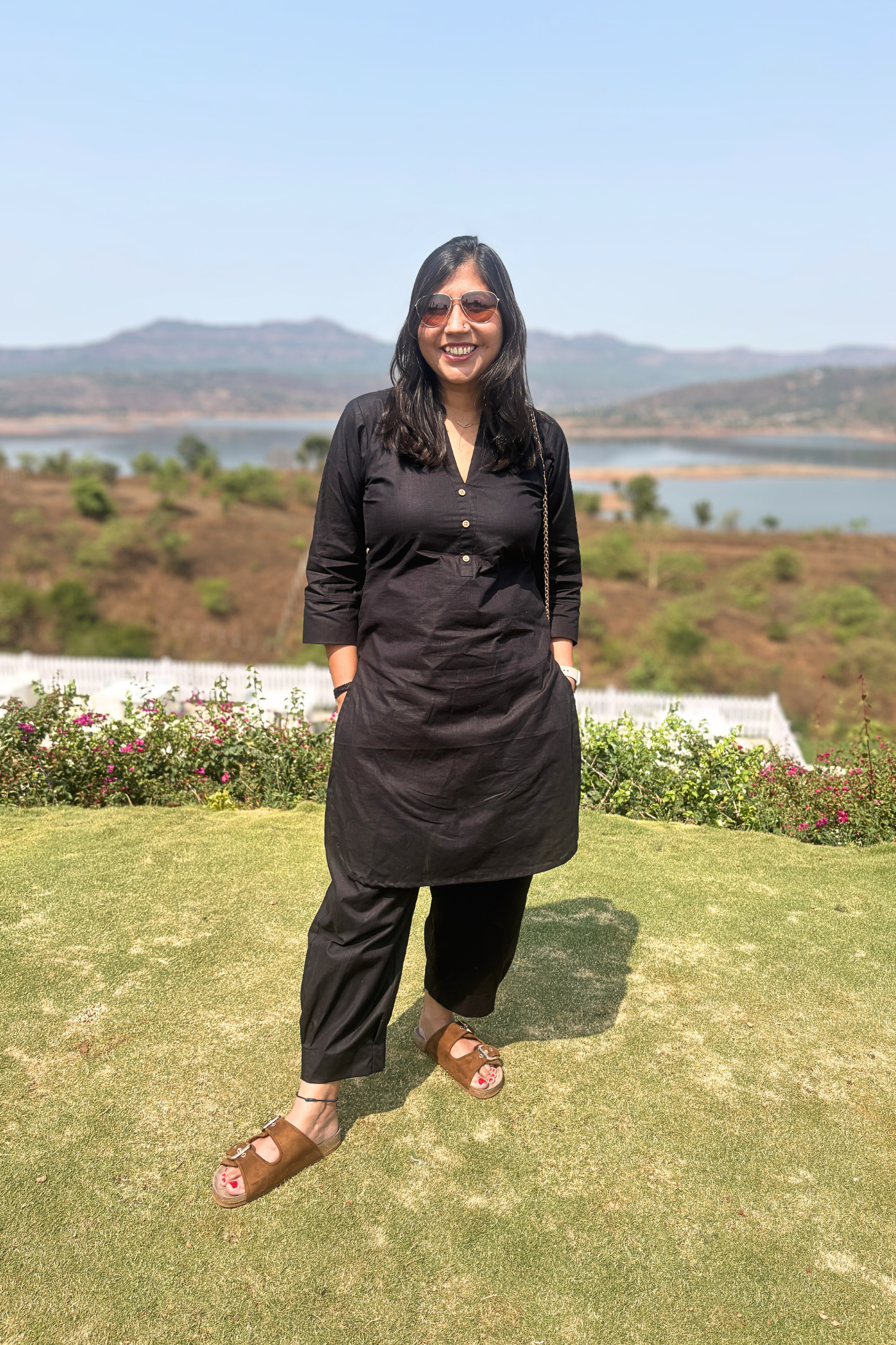 Desi Summer: Kurta in Black