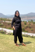 Desi Summer: Kurta in Black