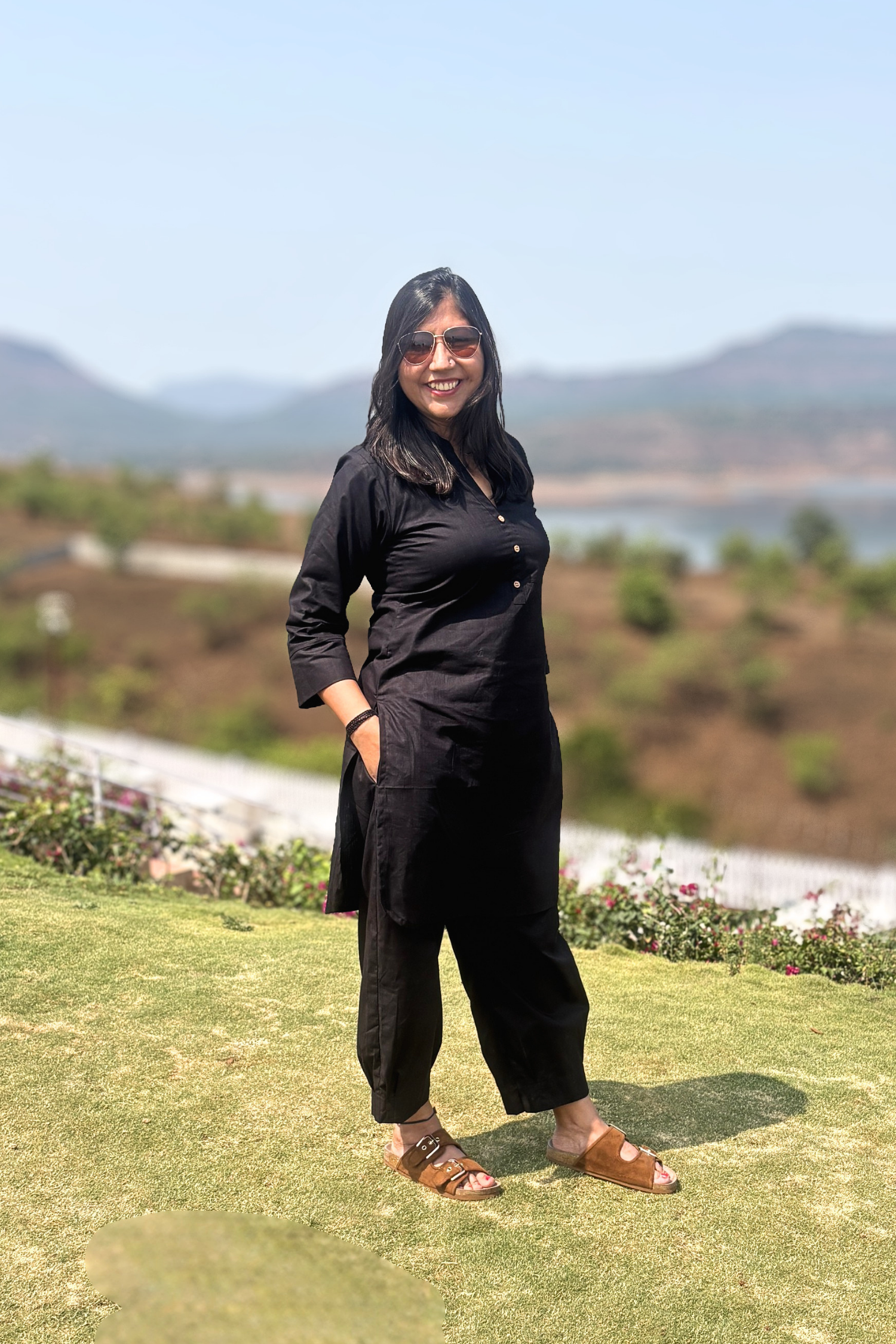Desi Summer: Kurta in Black