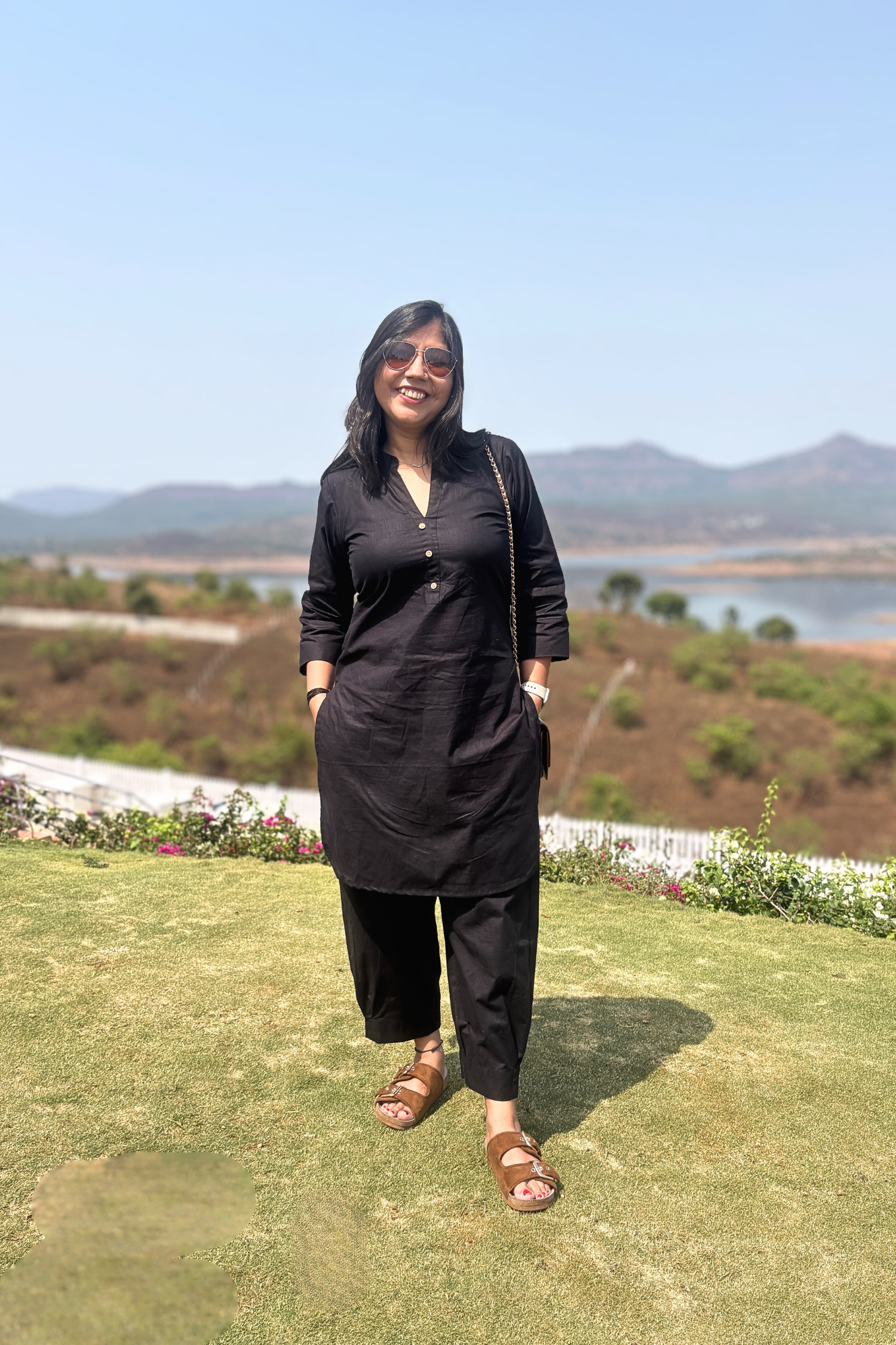 Desi Summer: Kurta in Black