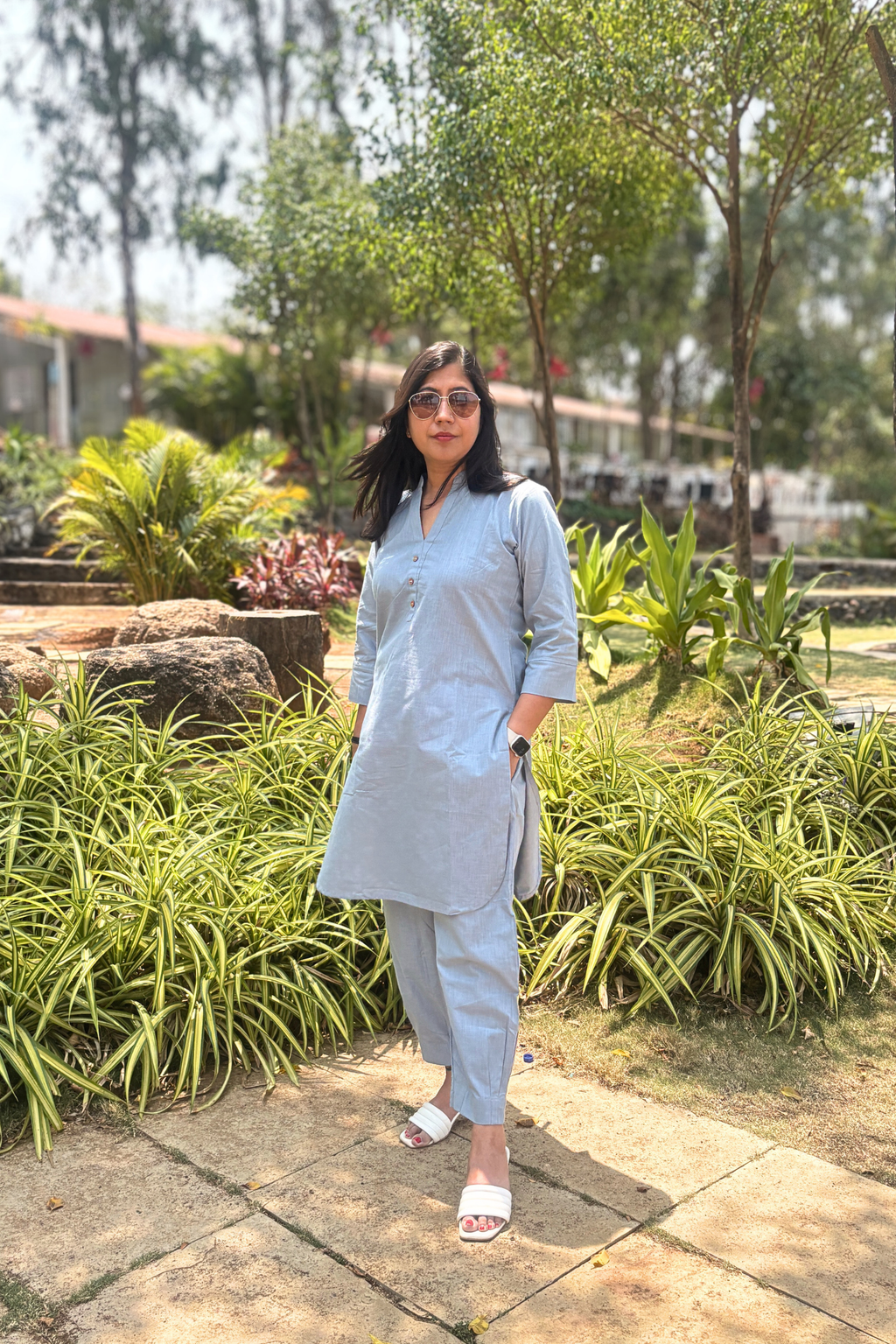Desi Summer: Kurta in Blue