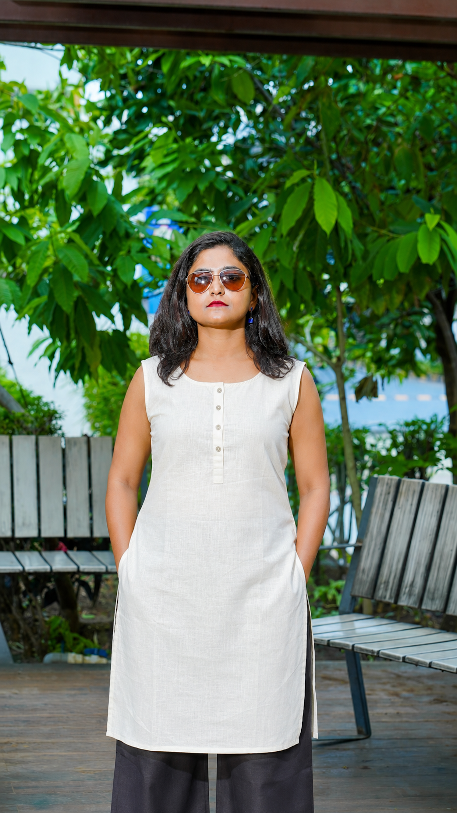Mixtape: Long Kurta in Off White