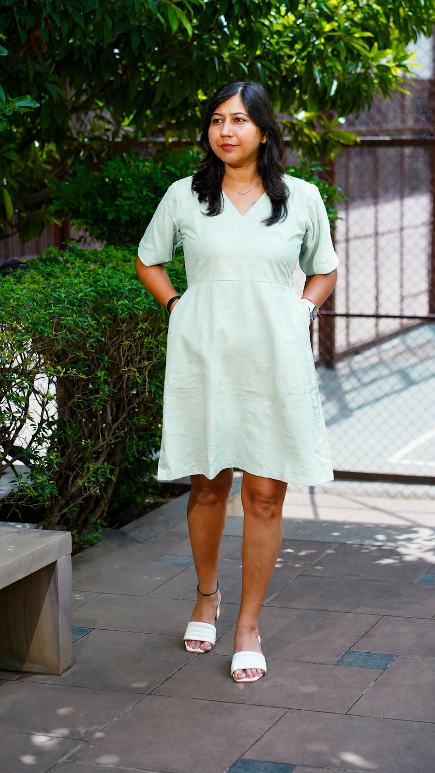 PPT to Party: Dress in Matcha Green