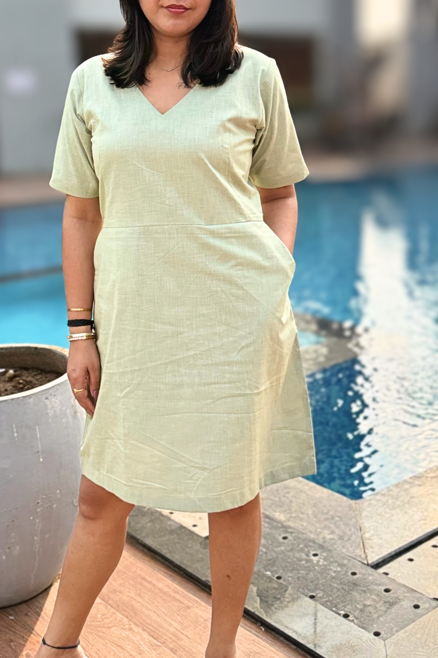 PPT to Party: Dress in Matcha Green