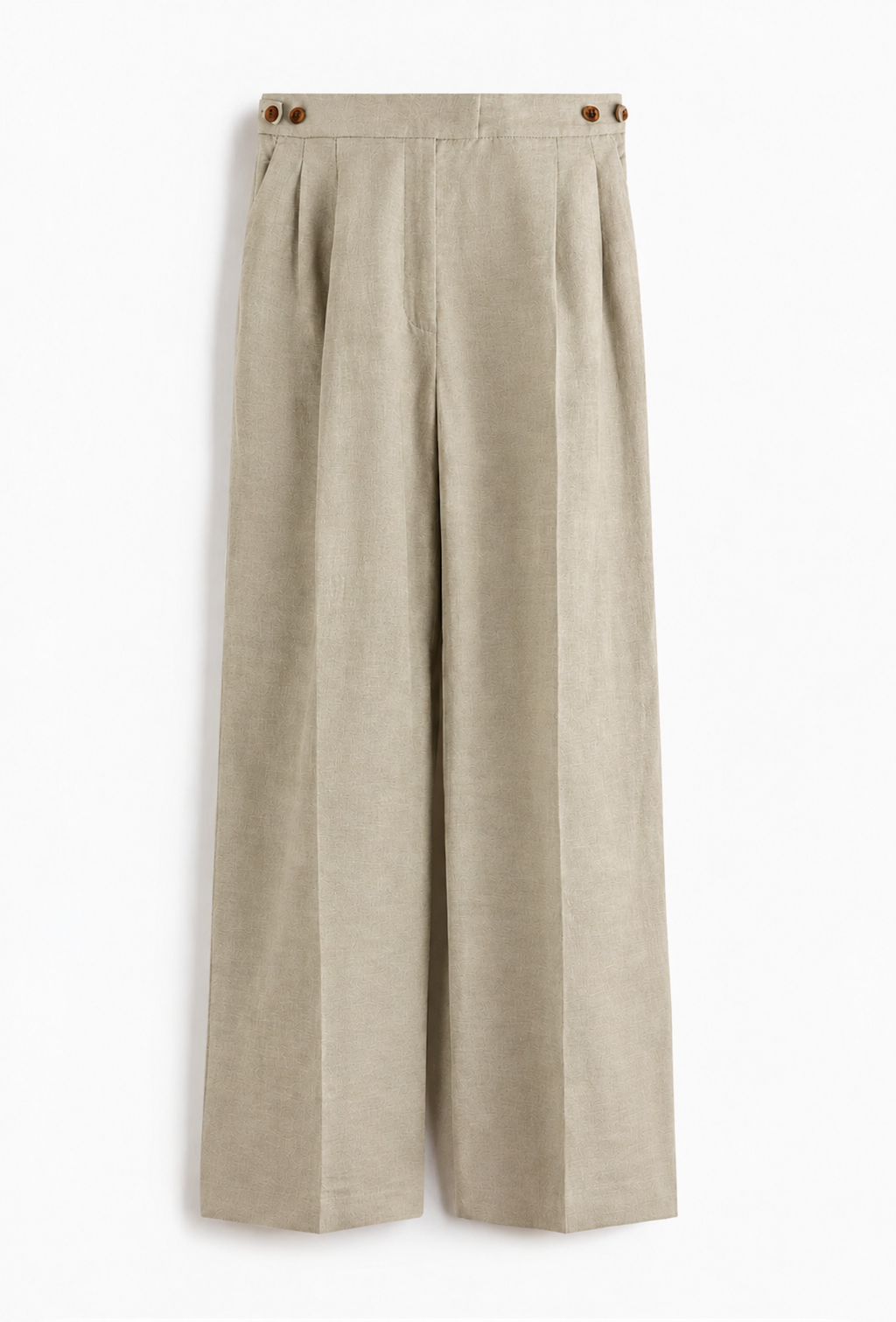 SLO-MO: Pleat Pants in Beige