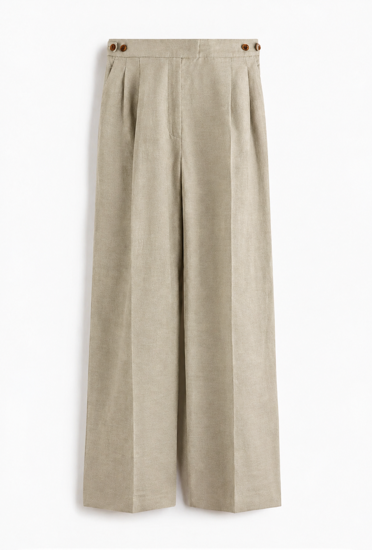 SLO-MO: Pleat Pants in Beige
