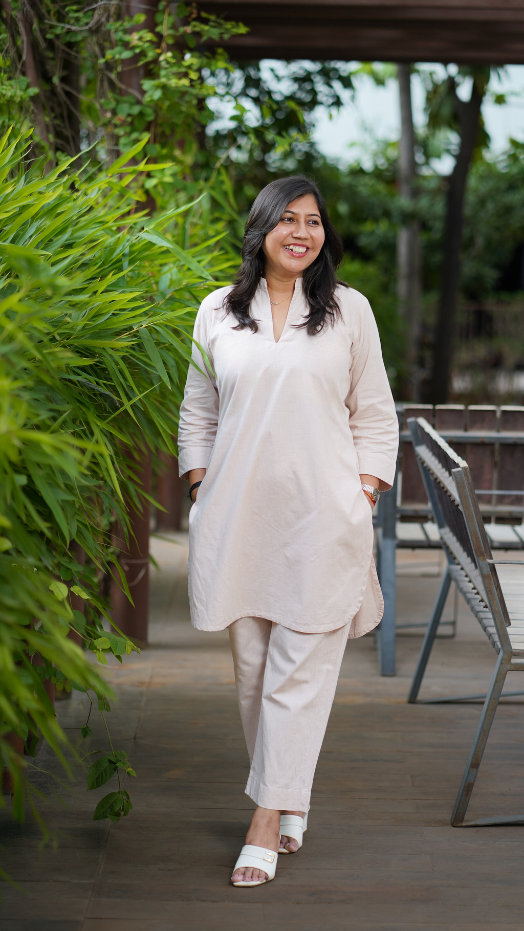 Cherry Blossom: Co-ord Set in Baby Pink