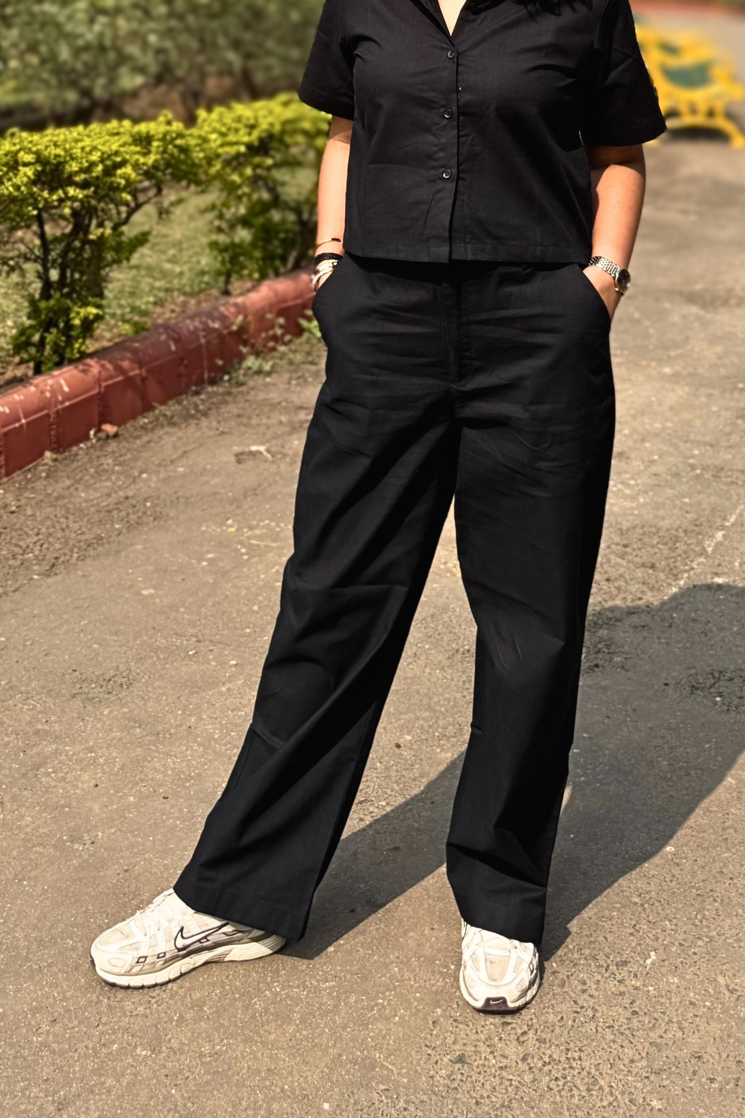 The Calm: Pants in Black