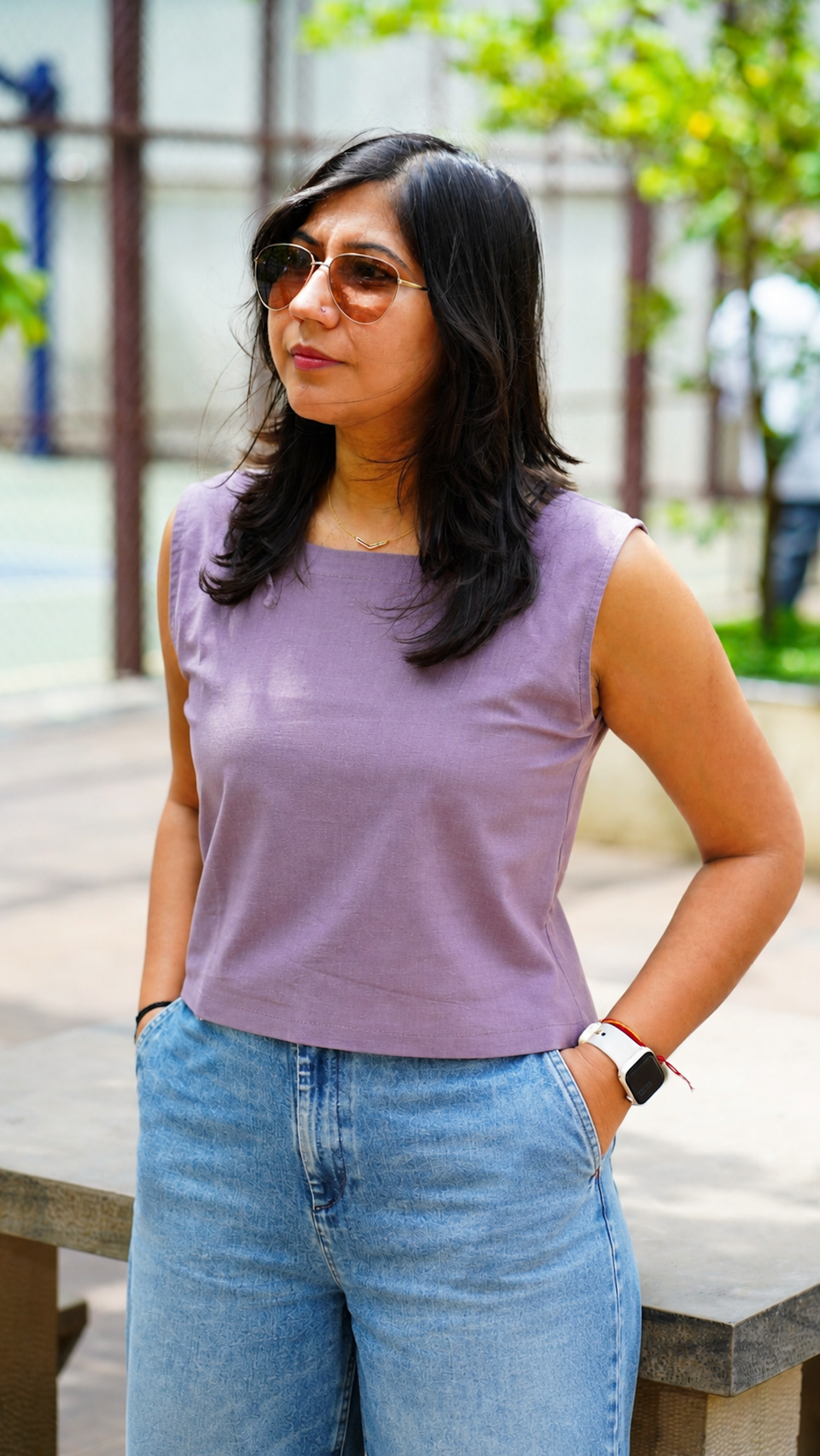 Sundance: Solid Top in Lavender